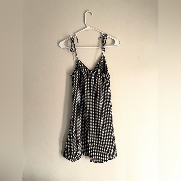 Billabong black gingham mini dress size S - Picture 2 of 5